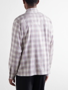 SECOND / LAYER - Checked Cotton-Flannel Shirt - Pink