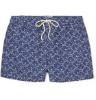 Atalaye - Caritza Short-Length Printed Swim Shorts - Blue
