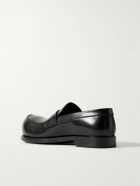 Marni - Glossed-Leather Penny Loafers - Black