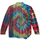 Needles - Patchwork Tie-Dyed Checked Cotton-Flannel Shirt - Multi