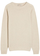 John Smedley Norfolk Cashmere and Wool-blend Jumper Beige