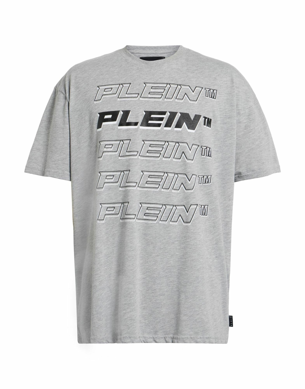 Philipp Plein Mens T-shirt in Grey