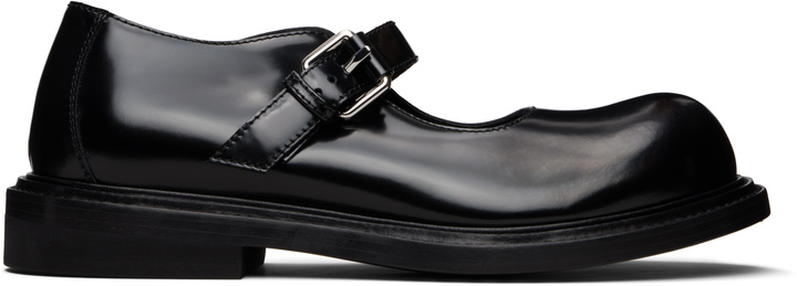 Photo: Moschino Black Mary Jane Oliver Loafers