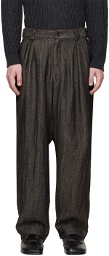 Sasquatchfabrix. Gray Wool Trousers