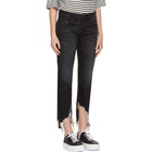 R13 Indigo Boy Straight Long Jeans