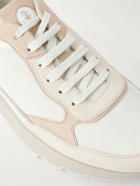 Brunello Cucinelli - Leather and Suede Sneakers - Neutrals