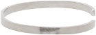 Maison Margiela Silver Semi-Polished Bracelet
