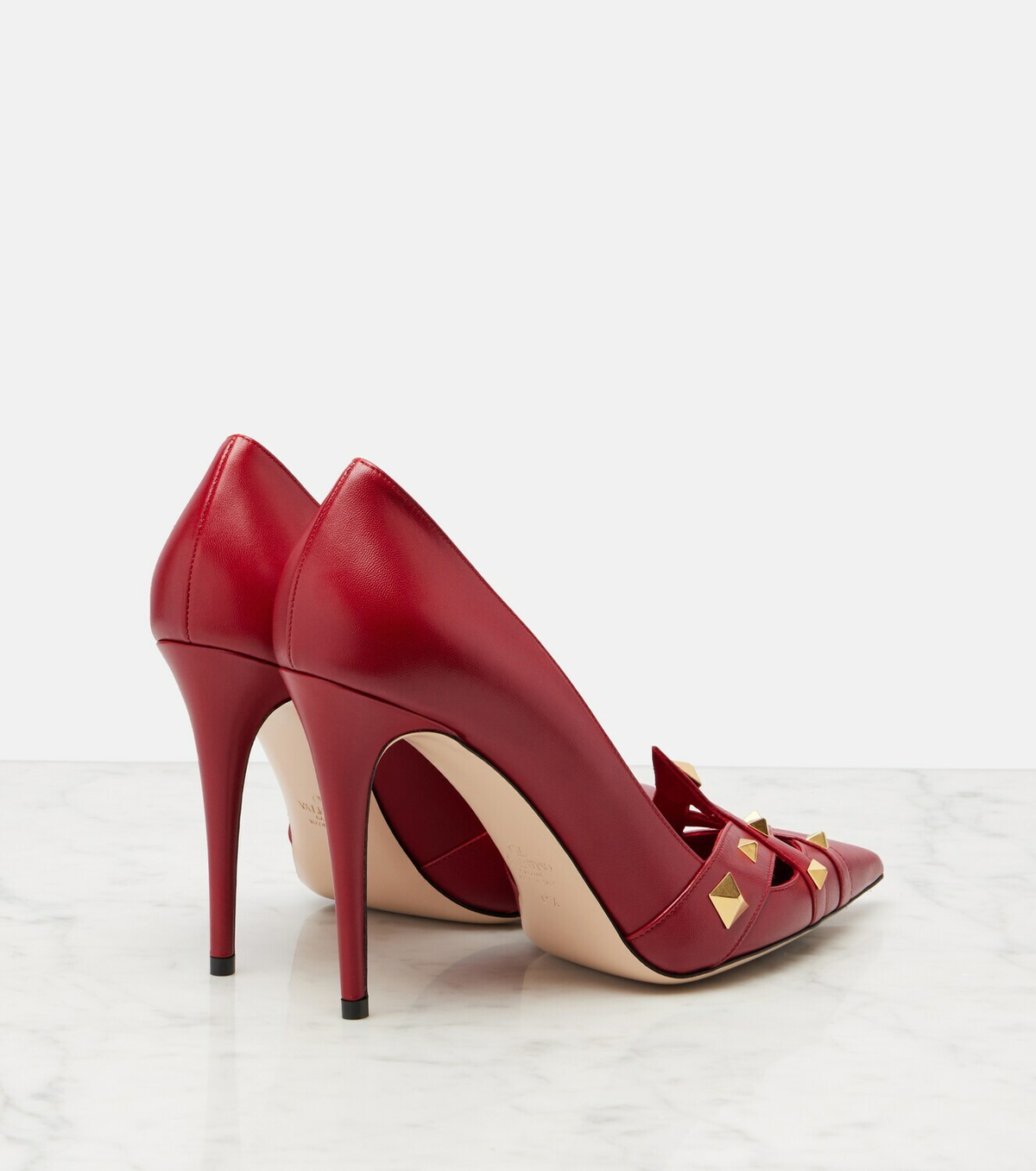 Valentino Garavani Studdy leather pumps