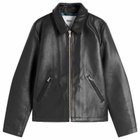 Won Hundred Men's Dutton Leather Jacket in Black