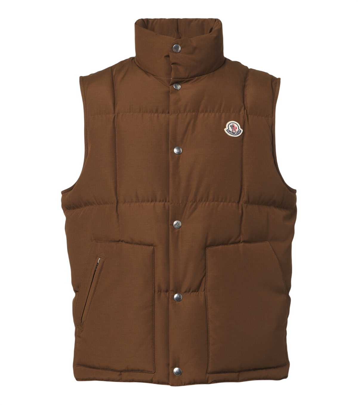Moncler Men's Almaz Vest in Orange Moncler