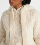 Jet Set Jennifer wool-blend hoodie