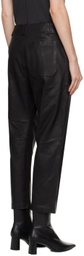 rag & bone Black Leyton Leather Pants