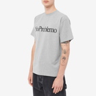 Aries Men's No Problemo T-Shirt in Grey Marl