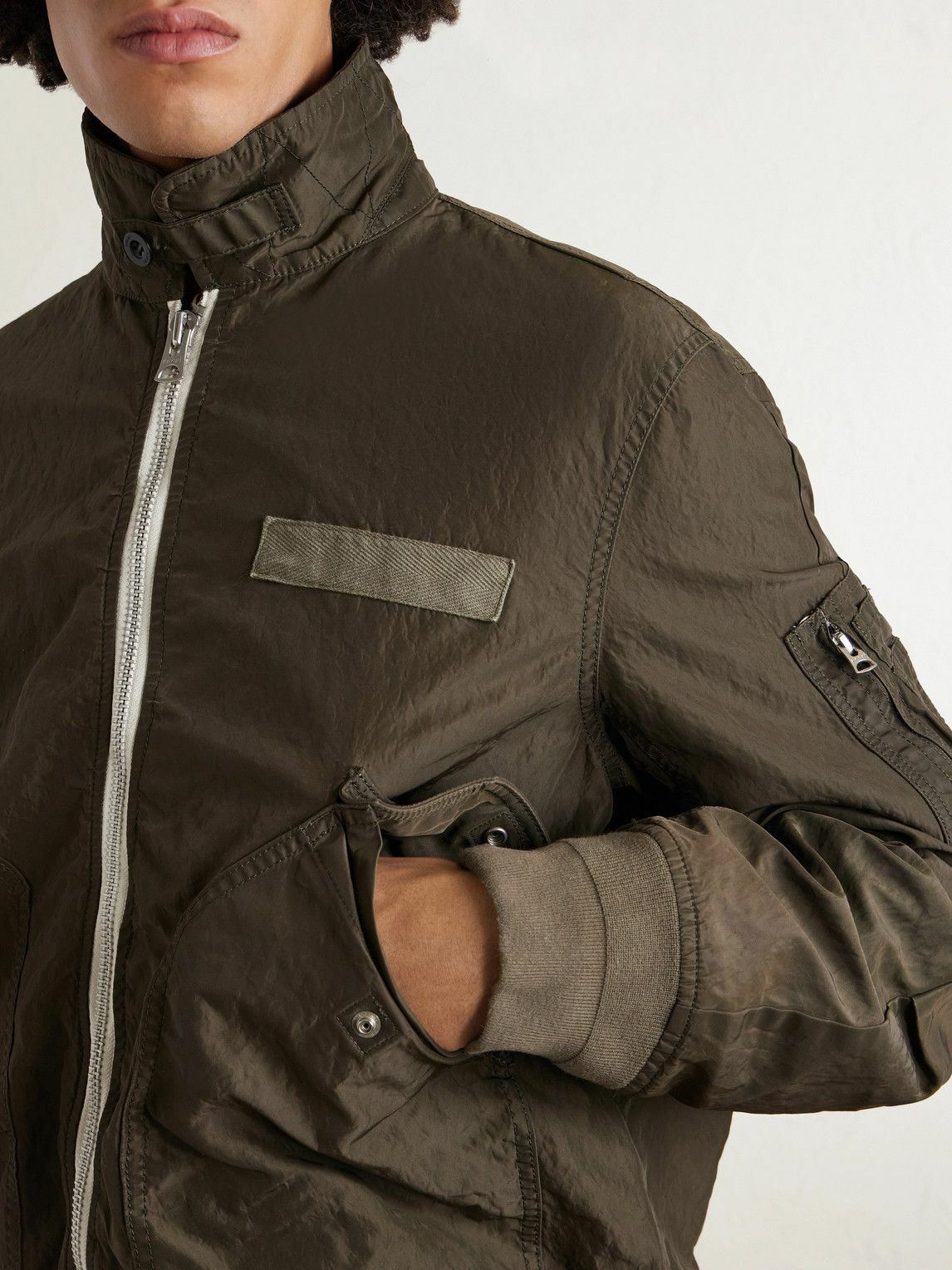 Sacai - Shell Bomber Jacket - Green