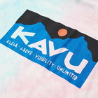 KAVU Men's Klear Above Etch Art T-Shirt in Far Out Tie Die