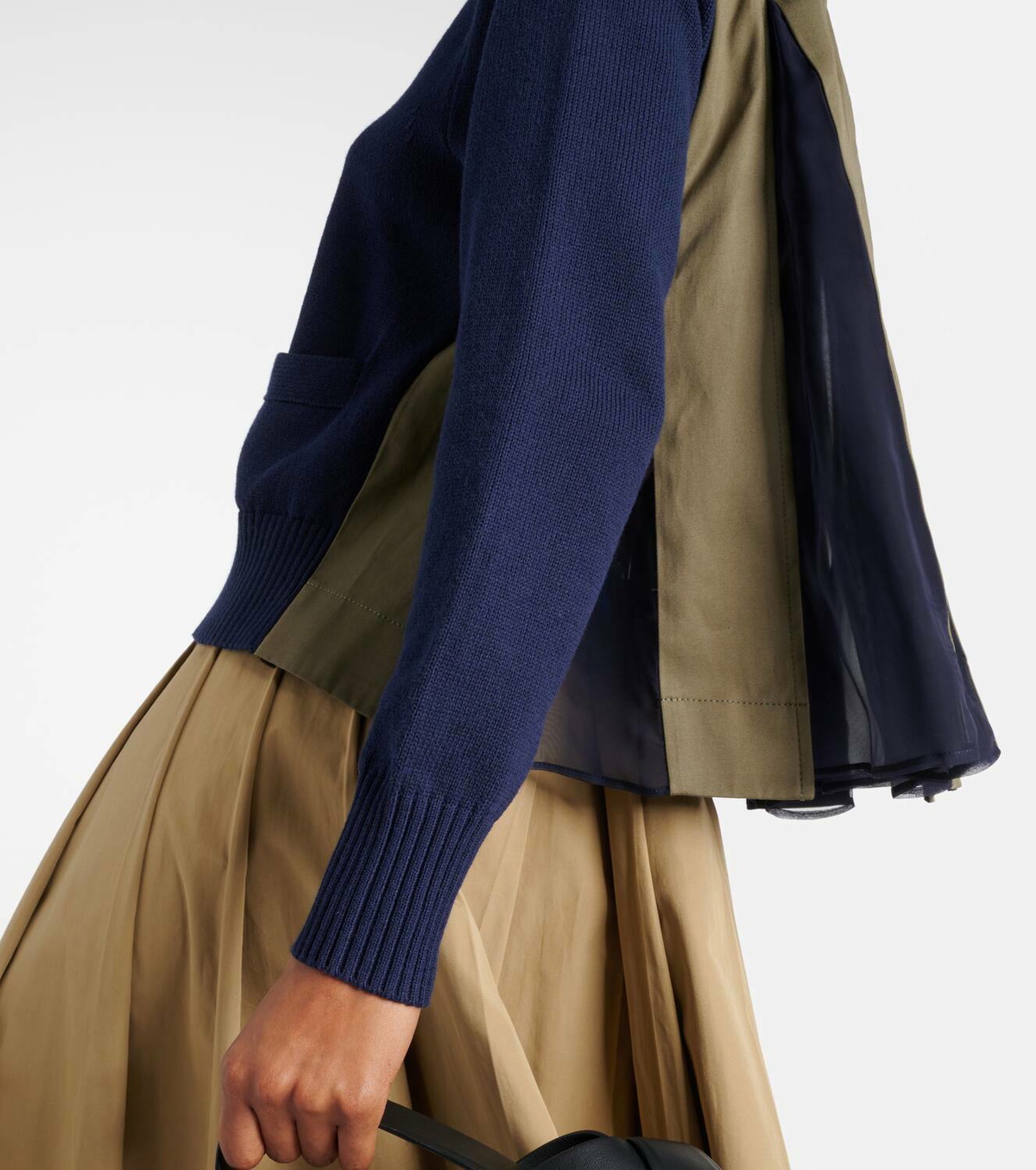 Sacai Cotton-blend cardigan Sacai