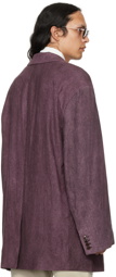 Acne Studios Purple Viscose Blazer