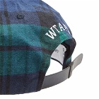 WTAPS Men's T-6L 01 Flannel Blackwatch Cap in Green