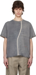 Eckhaus Latta Gray Lapped T-shirt