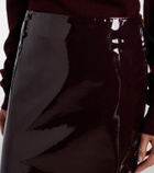 The Frankie Shop Samantha coated pencil skirt