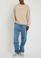 Axel Arigato Distort Washed Logo-print Cotton Sweatshirt Grey
