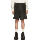 Phipps Grey Velour Lounge Shorts