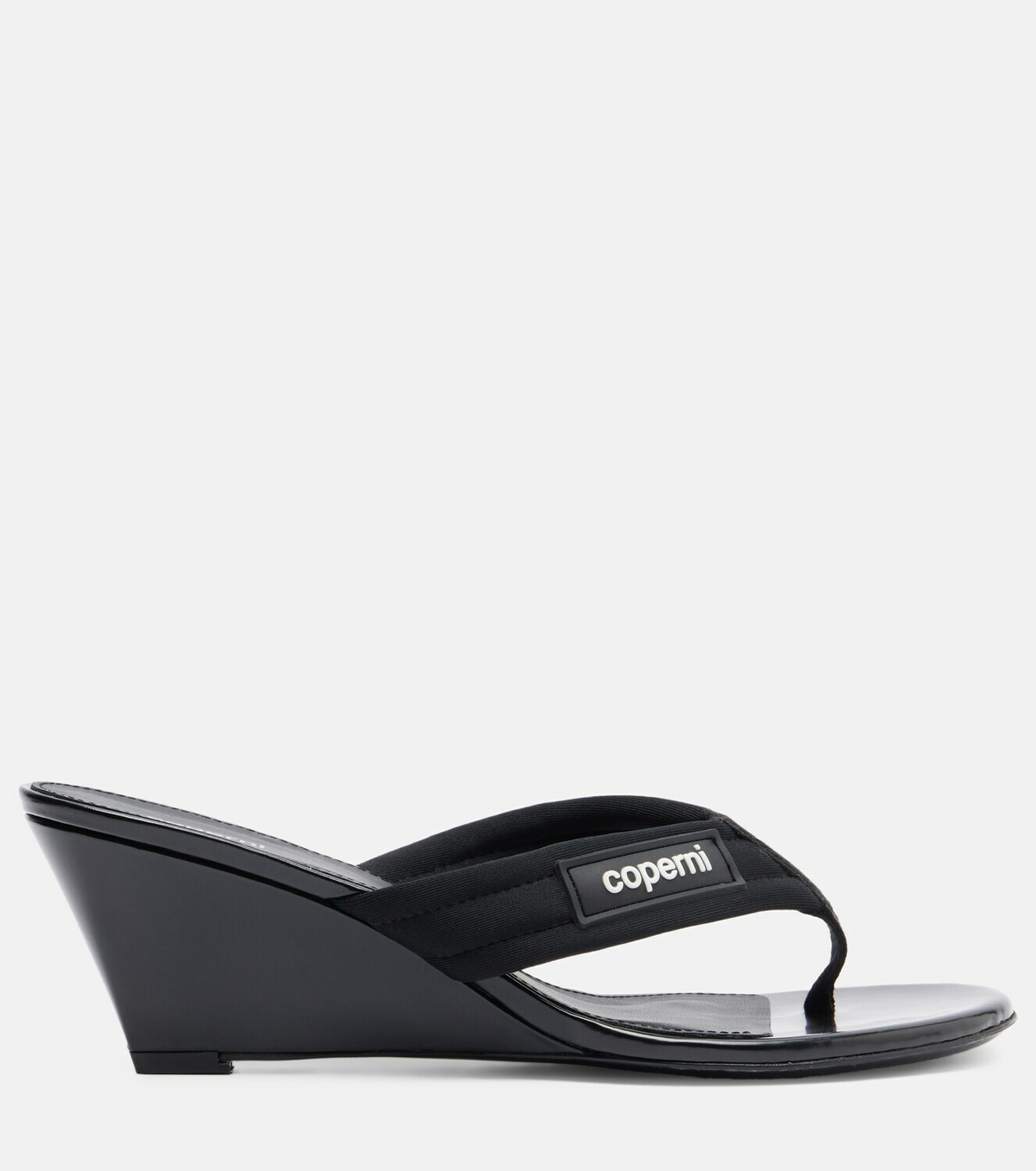 Coperni Logo wedge thong sandals