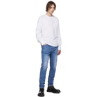 Dsquared2 White Stud Fit Long Sleeve T-Shirt