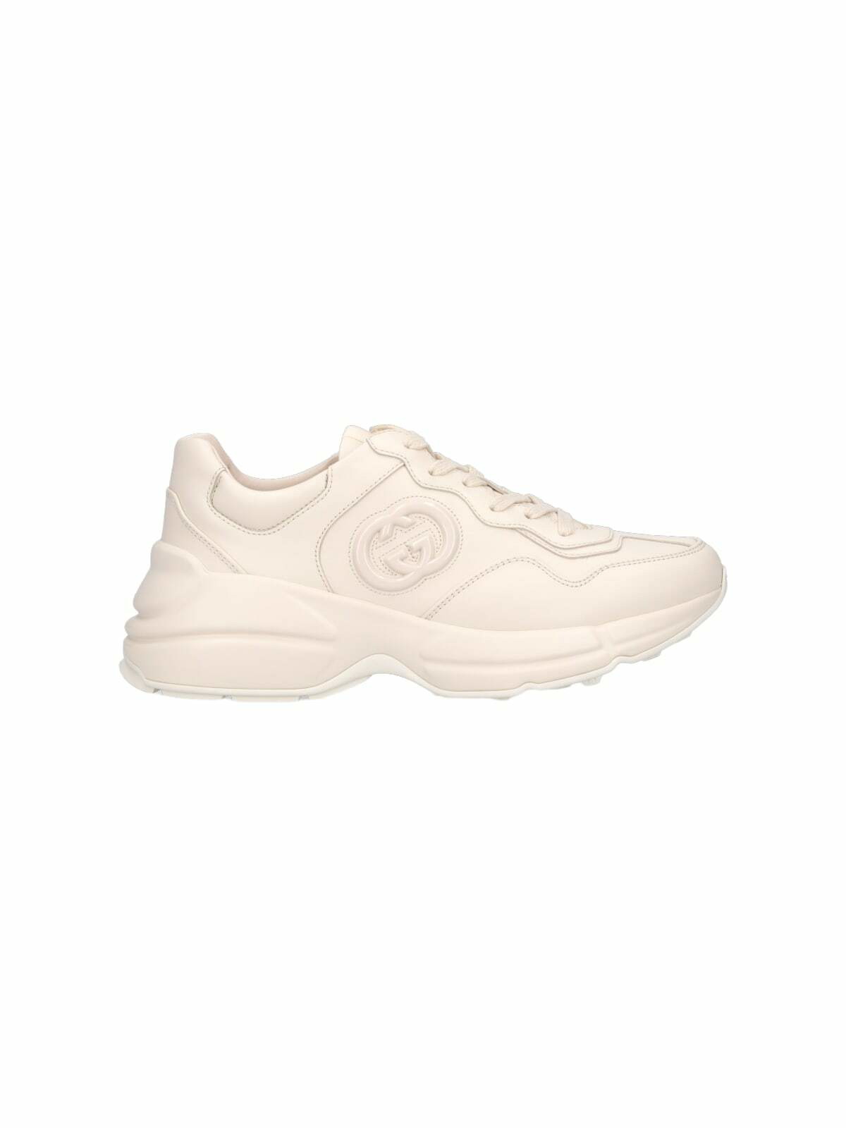 スニーカー GUCCI IVORY FABRIC AND SUEDE SNEAKERS Gucci Ivory fabric and suede sneakers - Casual Shoes