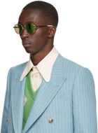 Gucci Green & Gold GG0872S Sunglasses