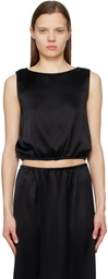 LESET Black Barb Tank Top