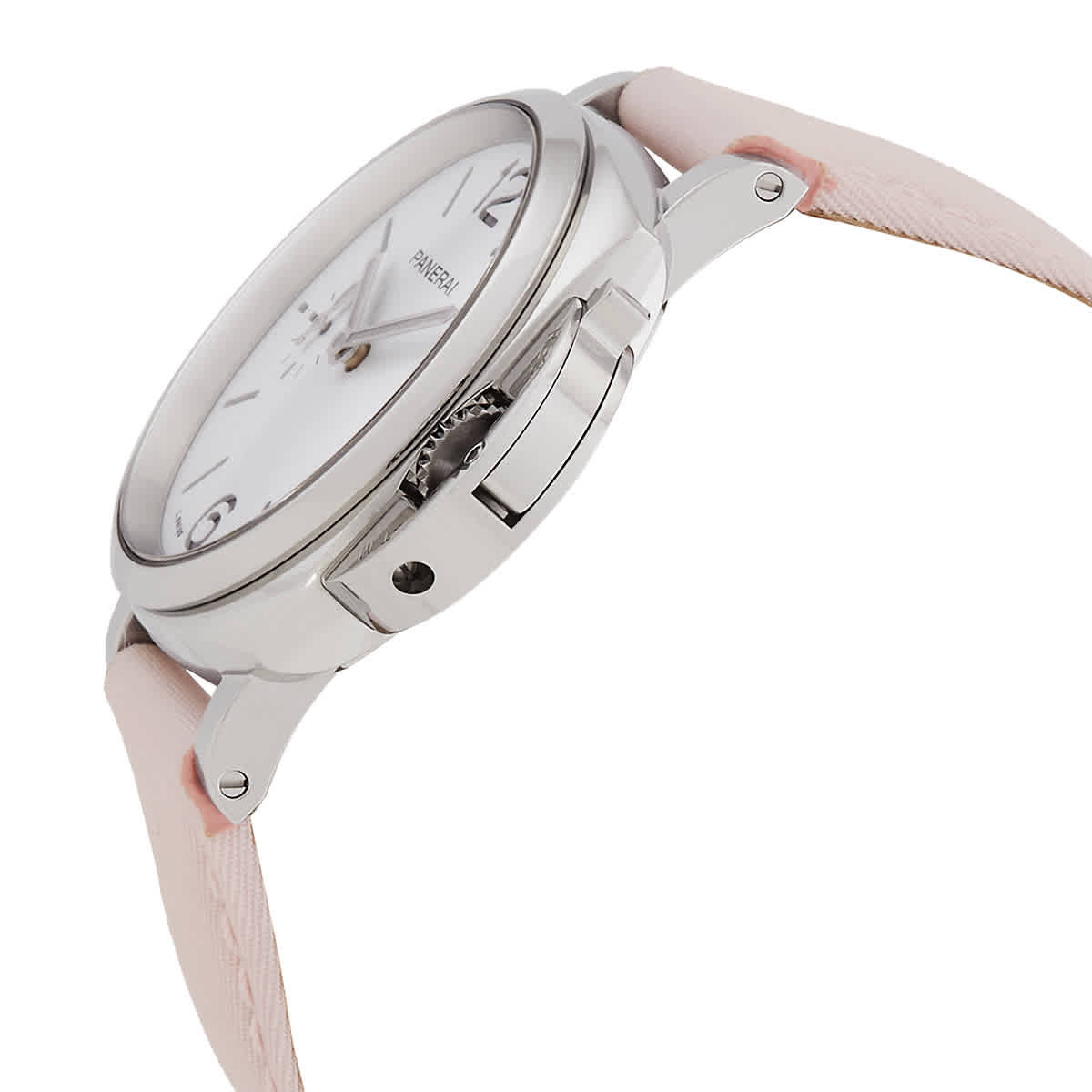 Panerai Luminor Due Re-Nylon Automatic White Dial Ladies Watch PAM01425
