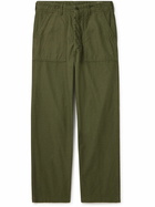 OrSlow - Fatigue Straight-Leg Cotton-Sateen Trousers - Green