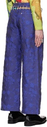 Chopova Lowena Blue Mallow Trousers