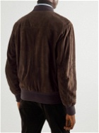 Tod's - Suede Bomber Jacket - Brown