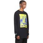 Heron Preston Black Heron Paint Long Sleeve Shirt