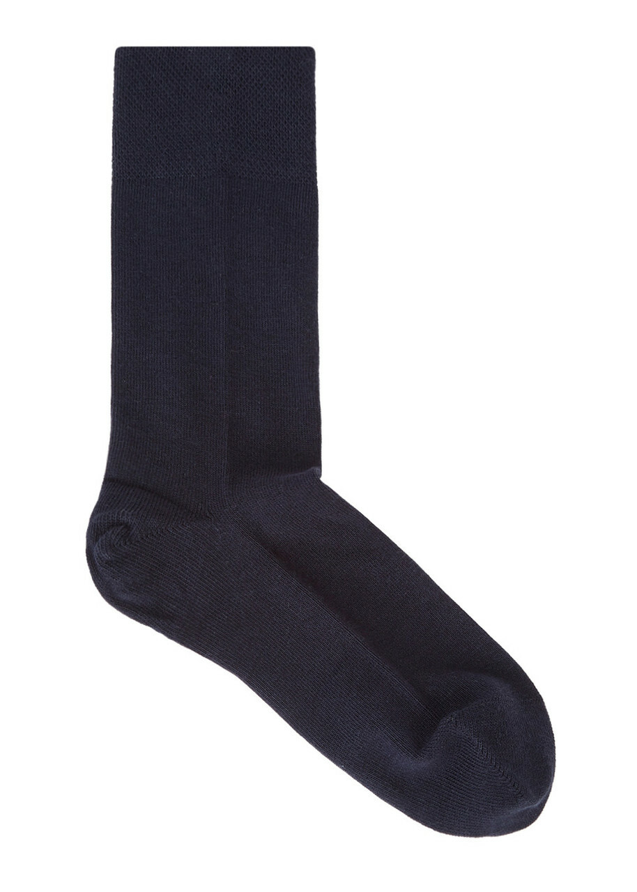 Falke Sensitive London Stretch Cotton Socks Navy