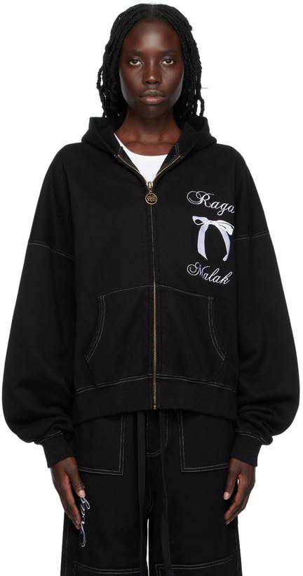 Photo: Raga Malak Black Zip Hoodie