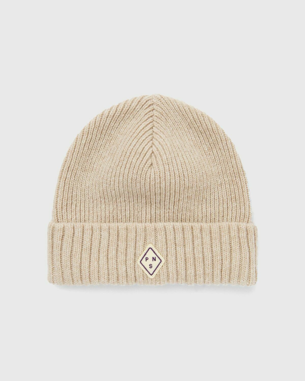 Pas Normal Studios Off Race Patch Beanie Beige Beanies