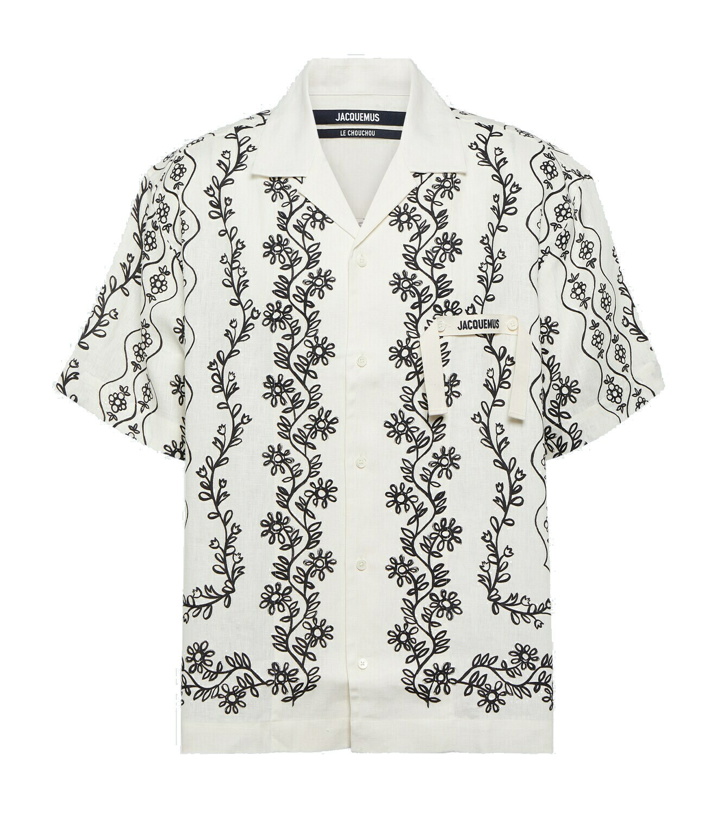 Photo: Jacquemus La Chemise Jean floral linen shirt