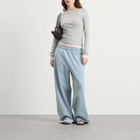 Acne Studios Women's Felin Washed Wide Joggers in Dirty Blue