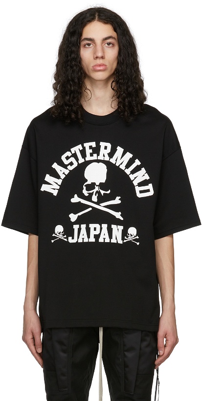 Photo: mastermind JAPAN Black Cotton T-Shirt