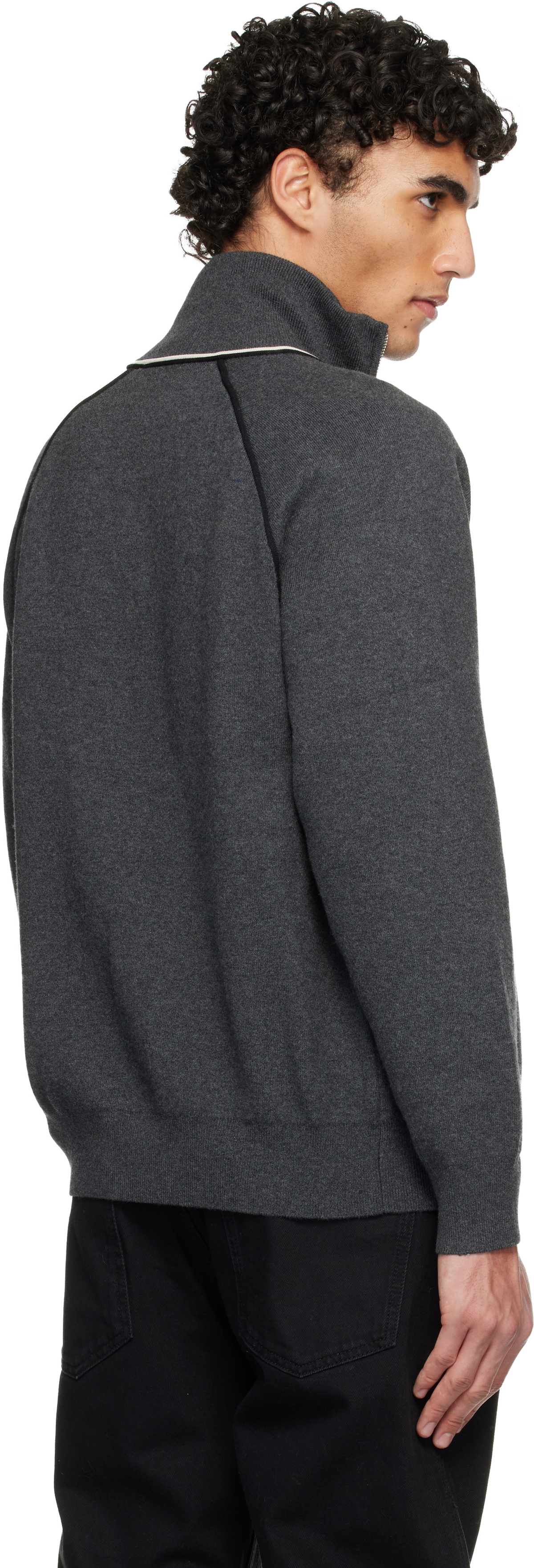 Isabel Marant Gray Sergio Cardigan Jacket