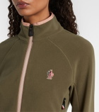 Moncler Grenoble Fleece zip-up sweater