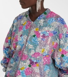 Isabel Marant Adeline silk-blend bomber jacket