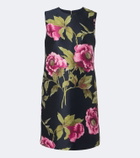Carolina Herrera Floral jacquard shift dress