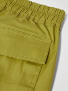 Rick Owens - Mastodon Skinny-Fit Cotton-Jersey Drawstring Cargo Trousers - Green