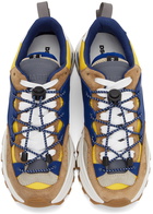 Dsquared2 Beige & Blue Run DS2 Sneakers