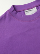 HAYDENSHAPES - Volume Cotton-Jersey T-Shirt - Purple