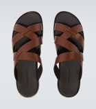 Manolo Blahnik Marvin leather sandals